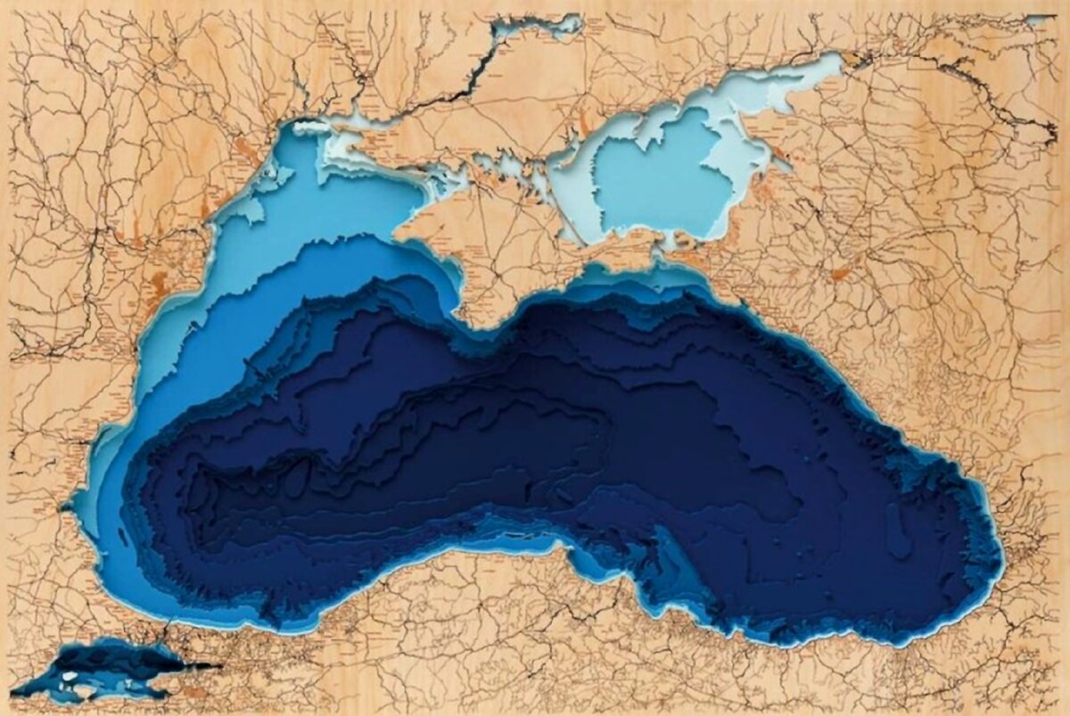 Глубина черного моря