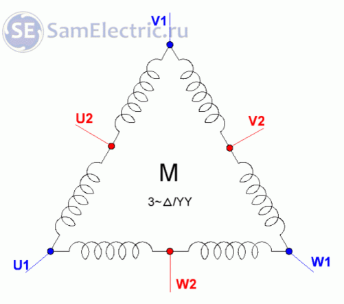 Подключаем электродвигатель по схеме Даландера | СамЭлектрик.ру | Дзен
