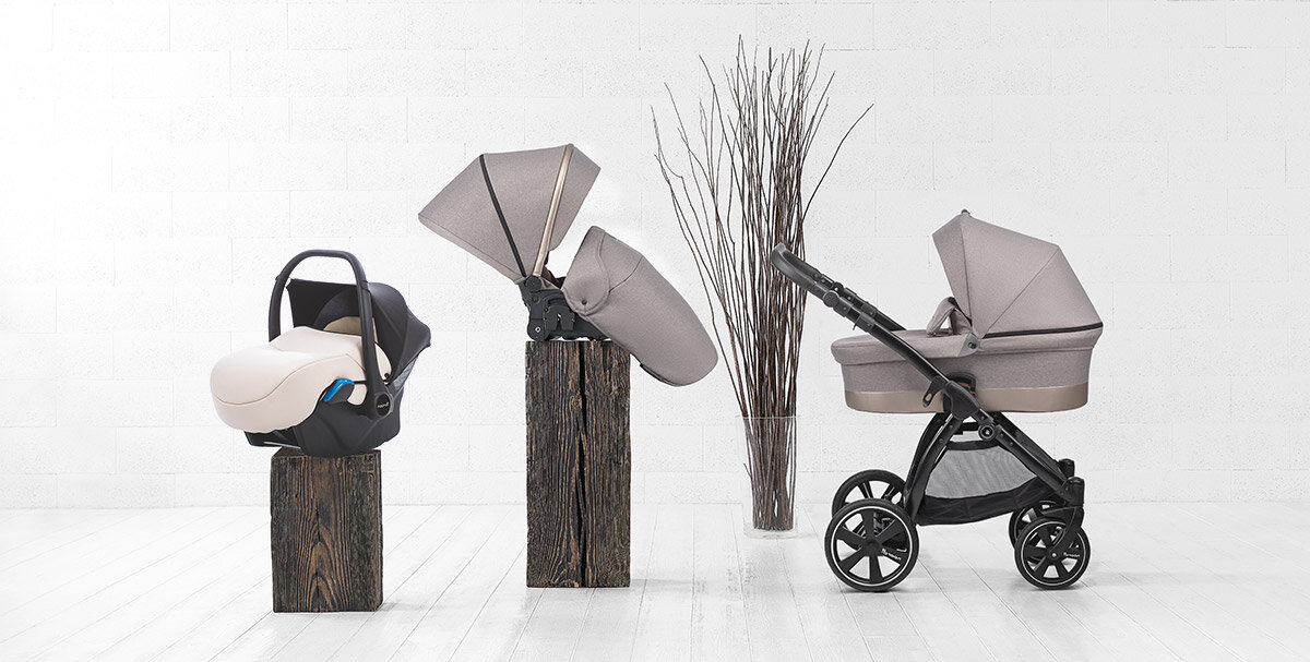 Noordi Sole Go 3в1 – шасси коляски, спальный  и прогулочный блоки, автолюлька 