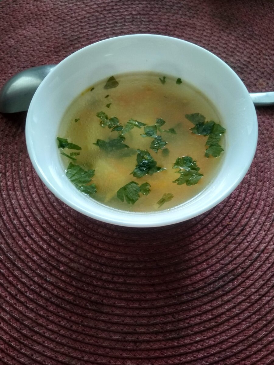 суп с пшеном