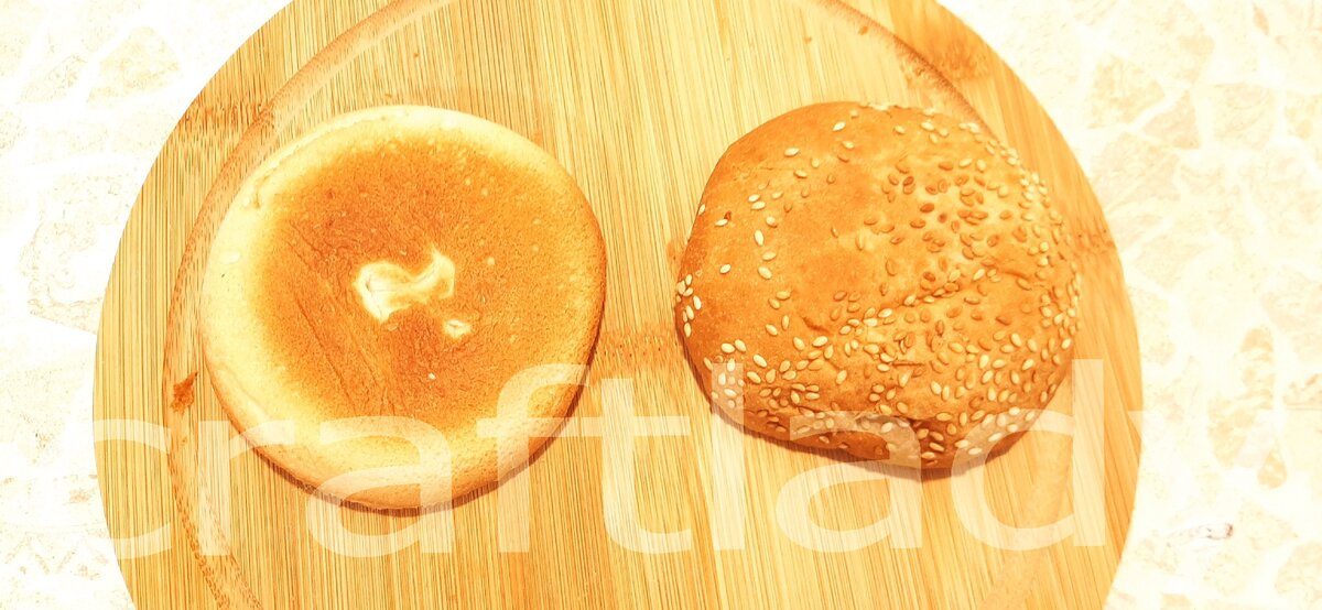                                                булочки для гамбургера с кунжутом