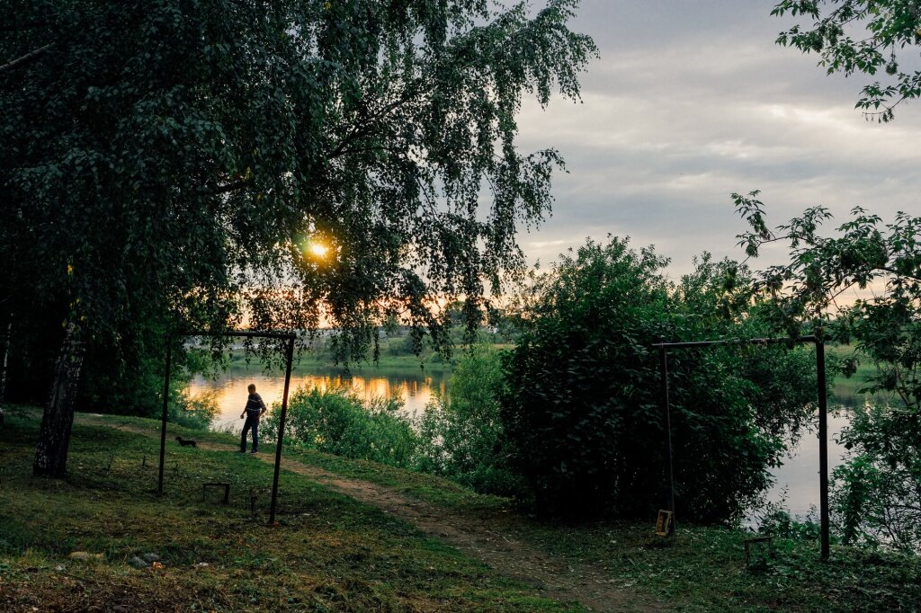 Примерно так МИгаловская набережная выглядит летом