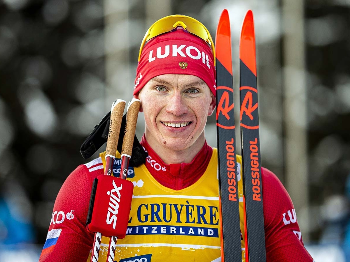 Наш будущий "король лыж".