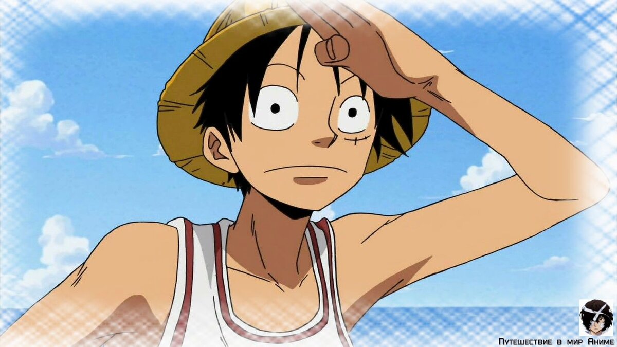 Монки Д. Луффи из аниме "Большой куш" 