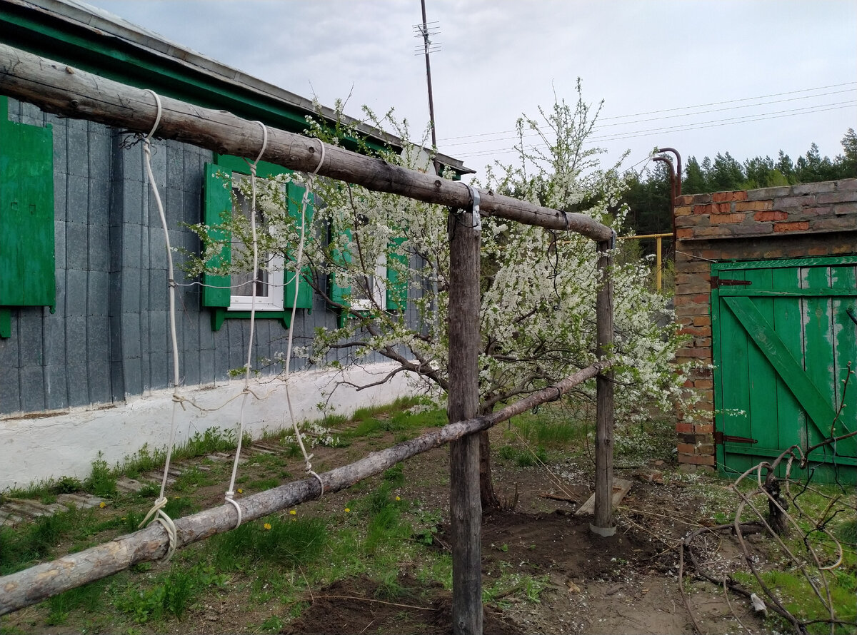 Немножко подшаманили, подбили. Пусть пока такая постоит. Со временем заменим.