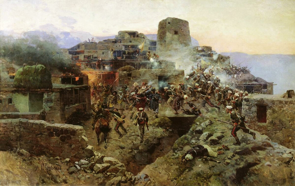 Штурм аула Гимры