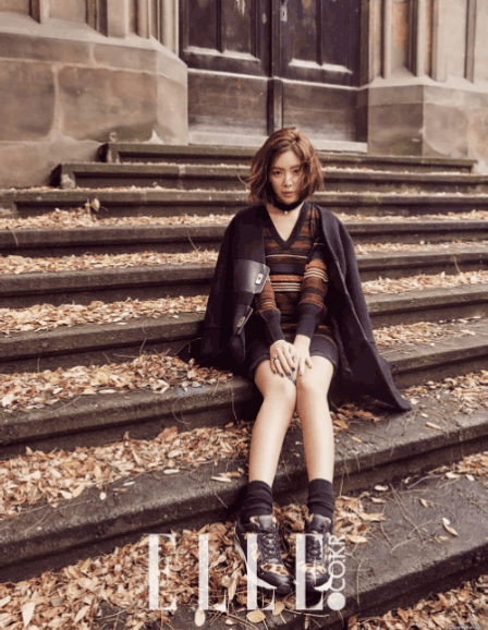 Параллельно Хван Чжон Ым  является фотомоделью для многих модных журналов. Самые прекрасные образы мне понравились от "ELLE".