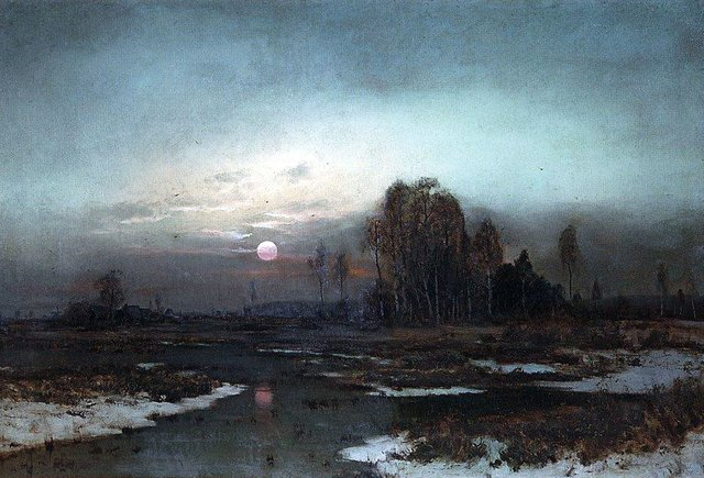 Изображение на обложке: Алексей Кондратьевич Саврасов. «Осенний пейзаж с заболоченной рекой при луне» 