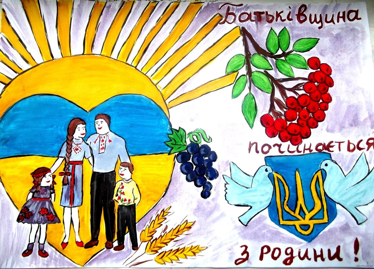 Плакат на тему Украина