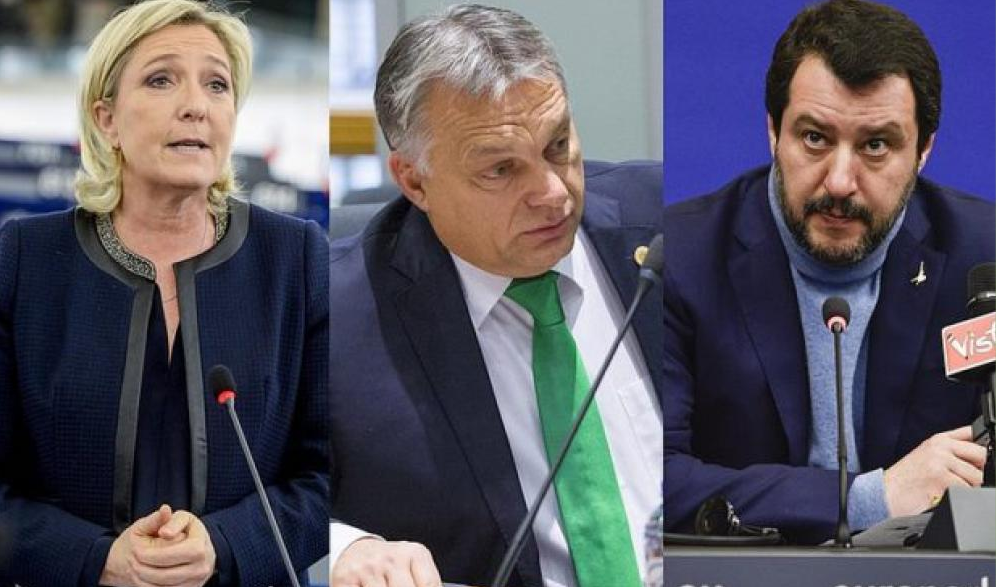 источник: diodotos-k-t.blogspot.com // Марин Ле Пен, Виктор Орбан, Маттео Сальвини