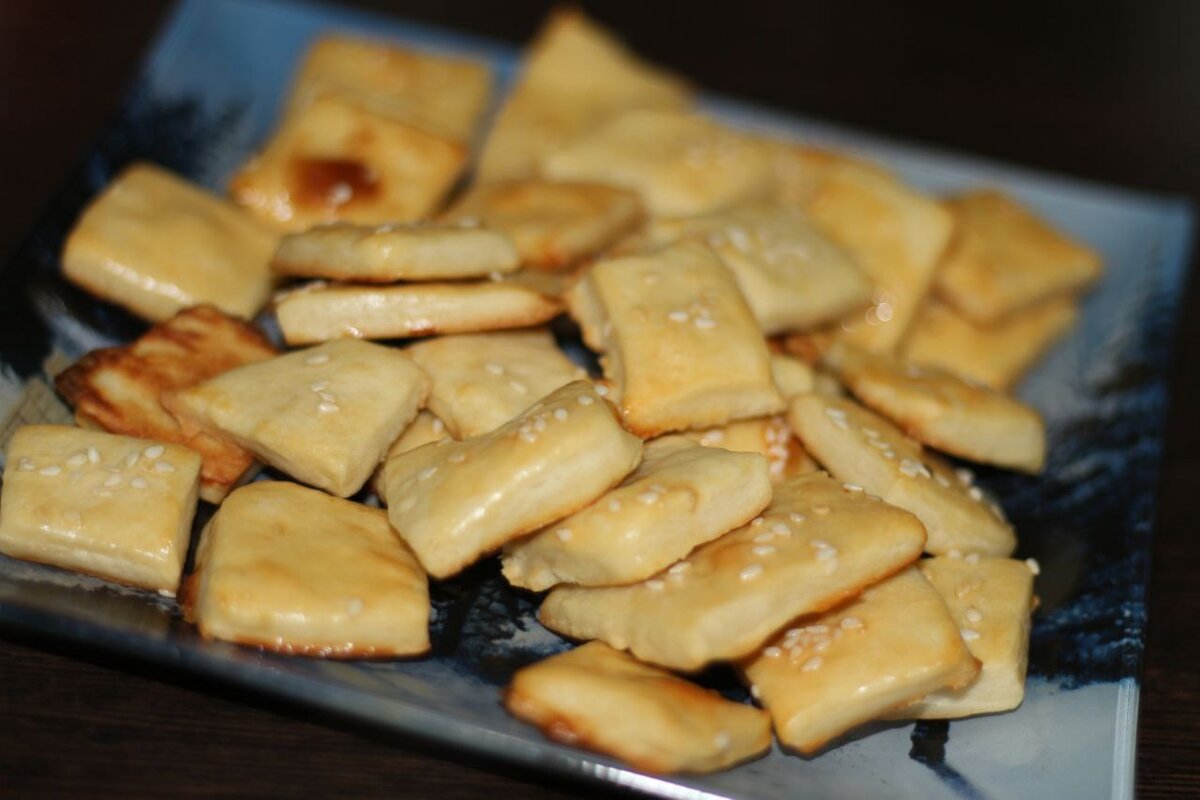 Печенье с легким вкусом соли.