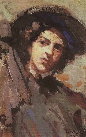 Портрет Надежды Ивановны Комаровской. 1908 год. 
