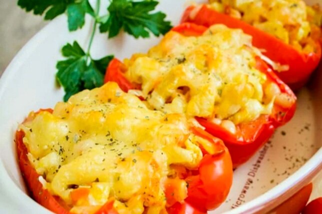 Перец с курицей рецепт с фото