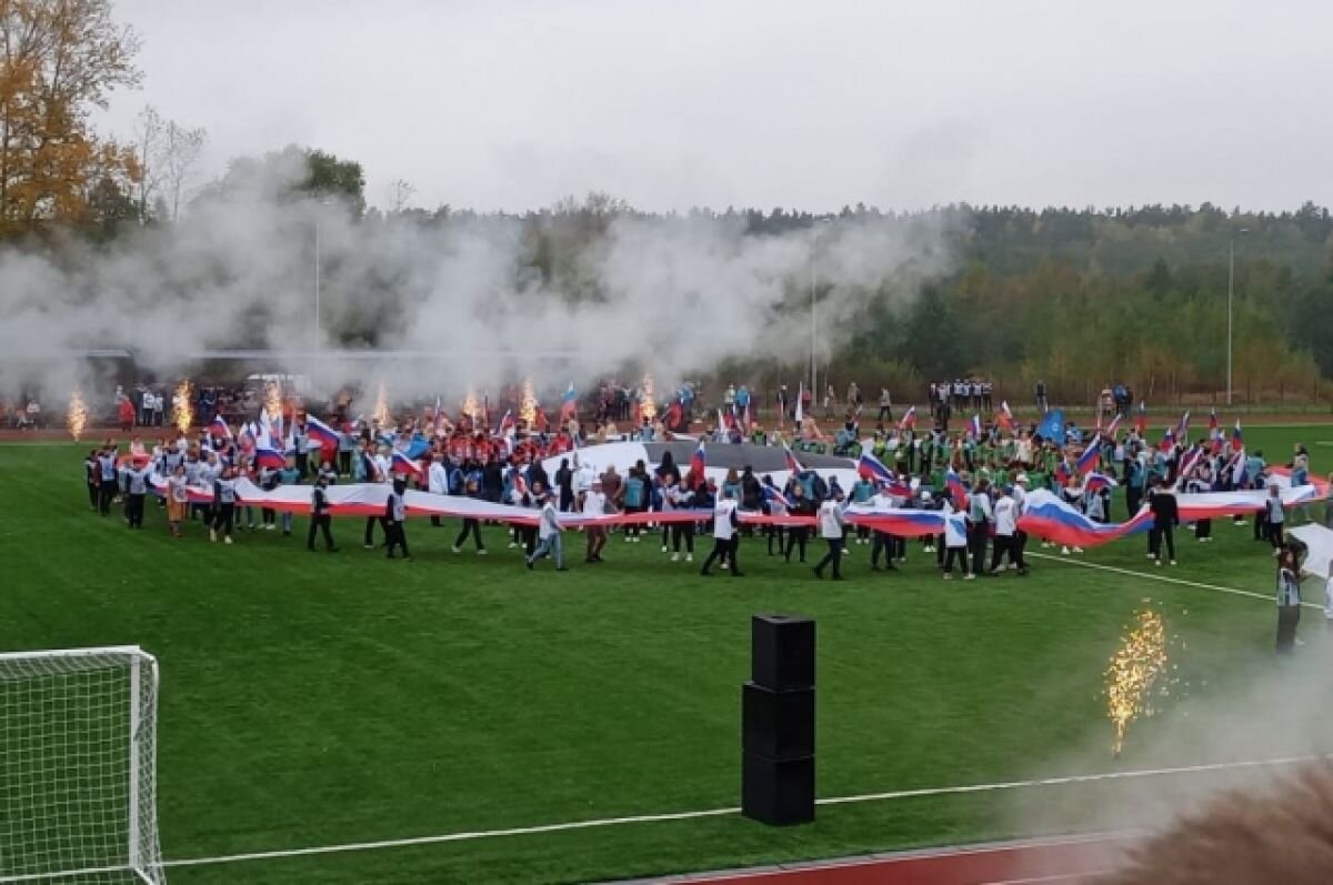    В Красной Горбатке открылся стадион «Олимп» вместимостью в 900 мест