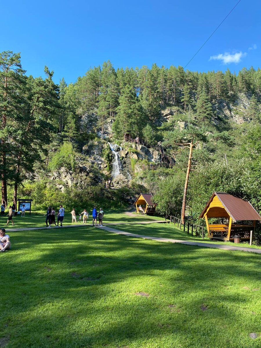 Алтай. Камышлинский водопад.