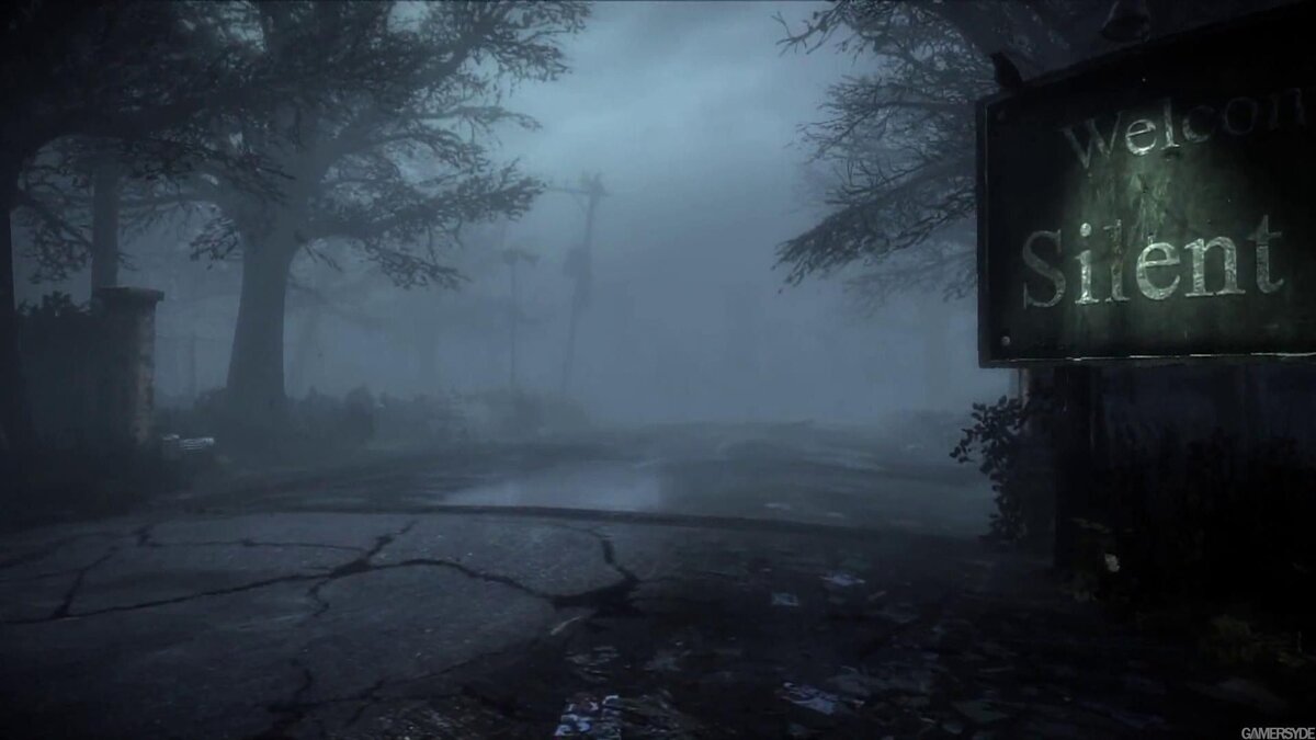 Въезд в город Silent Hill. Одноименное название компьютерной игры и фильма, где расследование главного героя привело к открытию страшных тайн этого места, где все жители оказались повязаны в событиях тех мест.