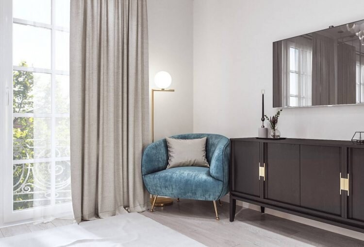 Нежно, воздушно и элегантно. Квартира в нейтральных оттенках с приятными, теплыми акцентами