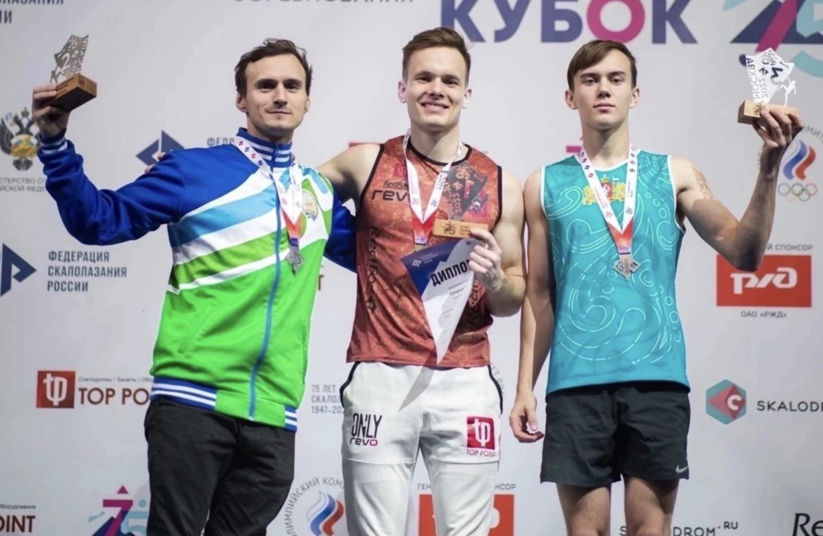    Скалолаз Артем Хабибуллин из Башкирии стал призером турнира в Москве