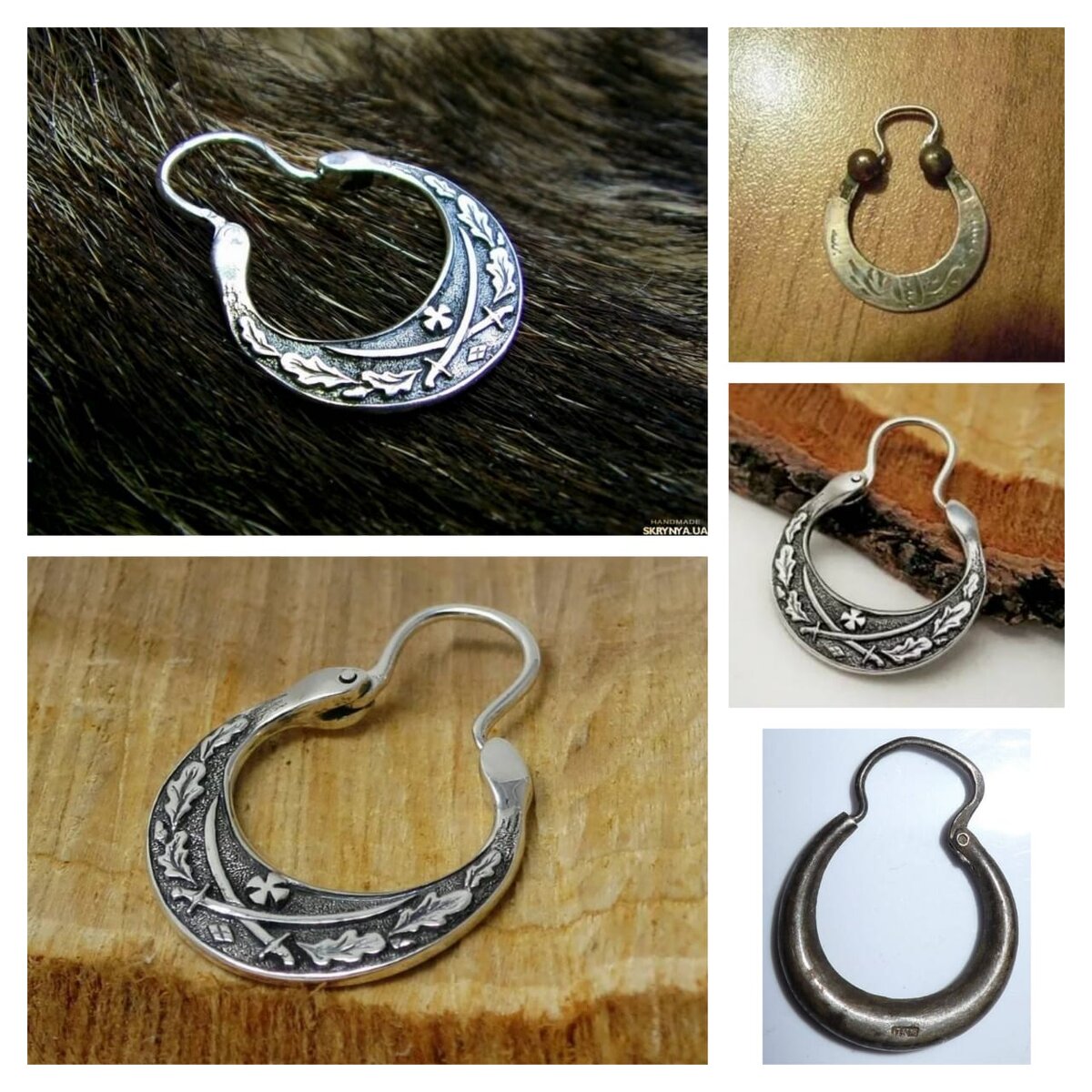 Некоторые из видов серег которые носили казаки