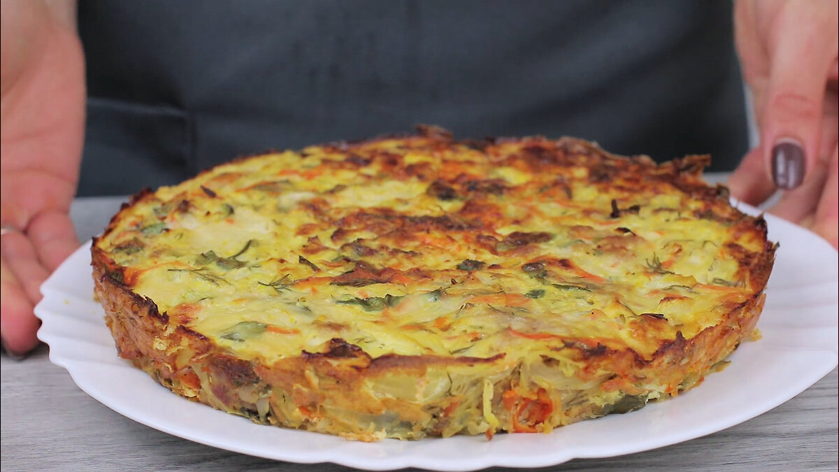 Капустная запеканка с фаршем