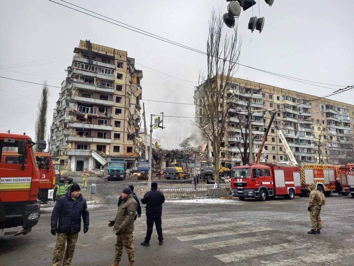 Обрушение дома в Днепропетровске