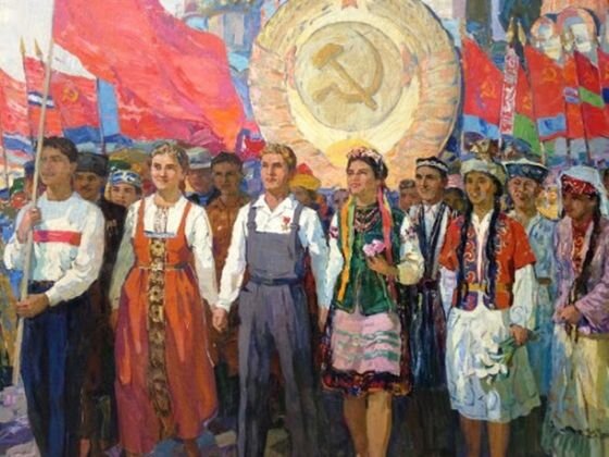    В. Бернадский. Да здравствует нерушимая дружба народов