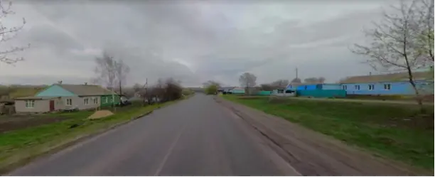 Рис. 1. Село Охочевка. Скриншот Google Maps.