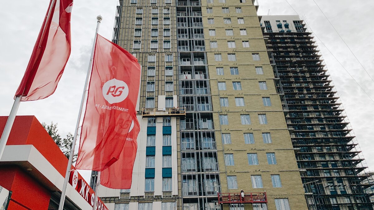 На объекте ЖК "Фонвизинский". Идут отделочные работы.