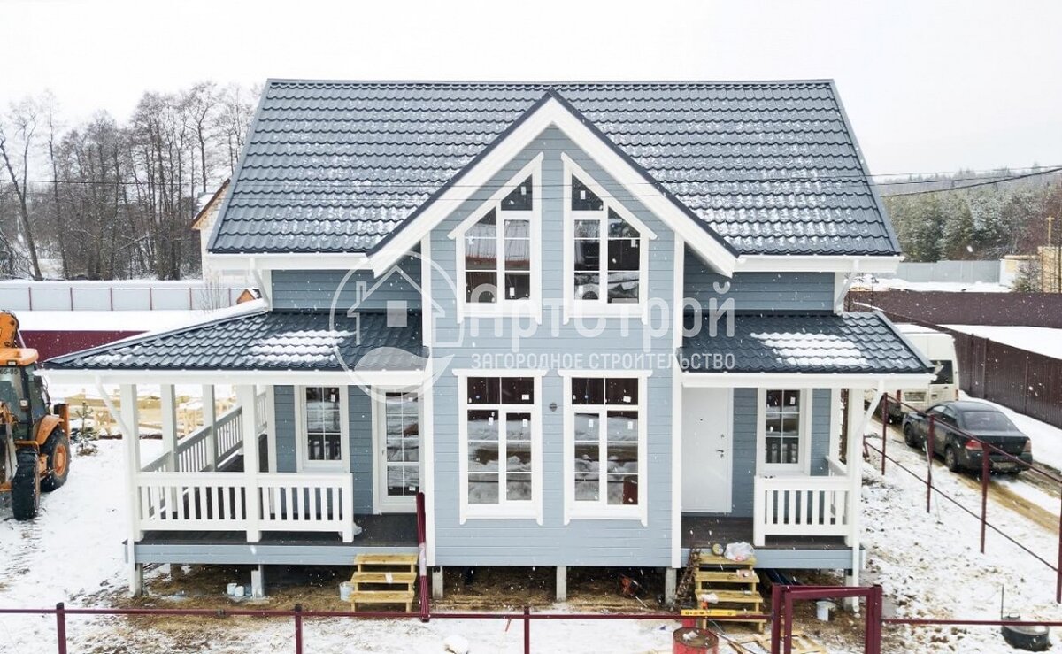 Проектная визуализация и фото домов Лорето