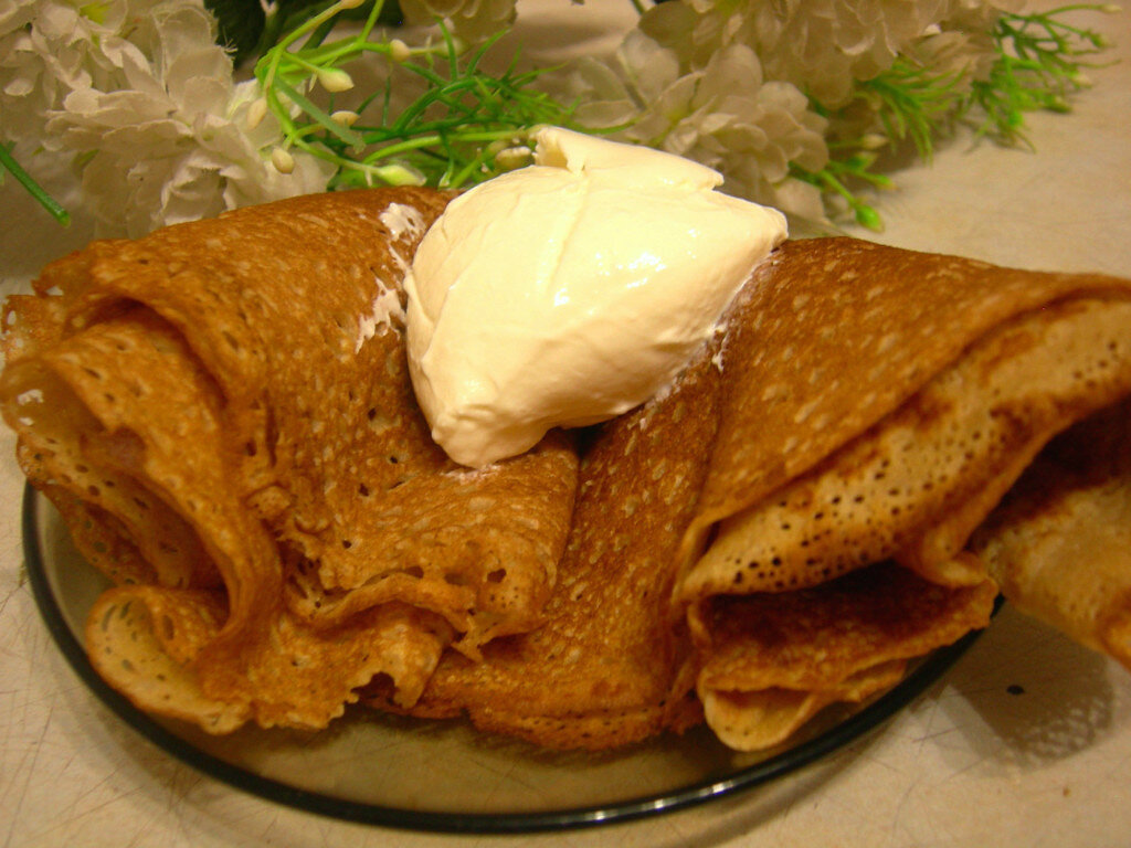 Блинчики на подсолнечном молоке