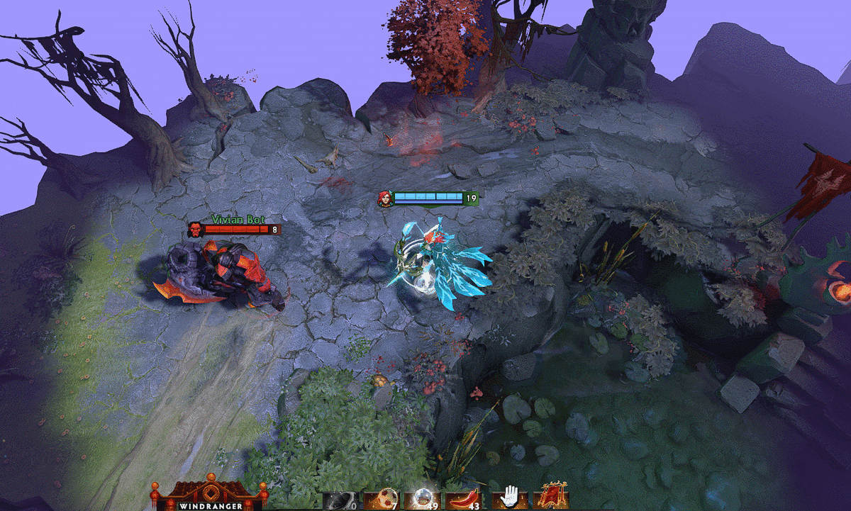 Анимация Windrun