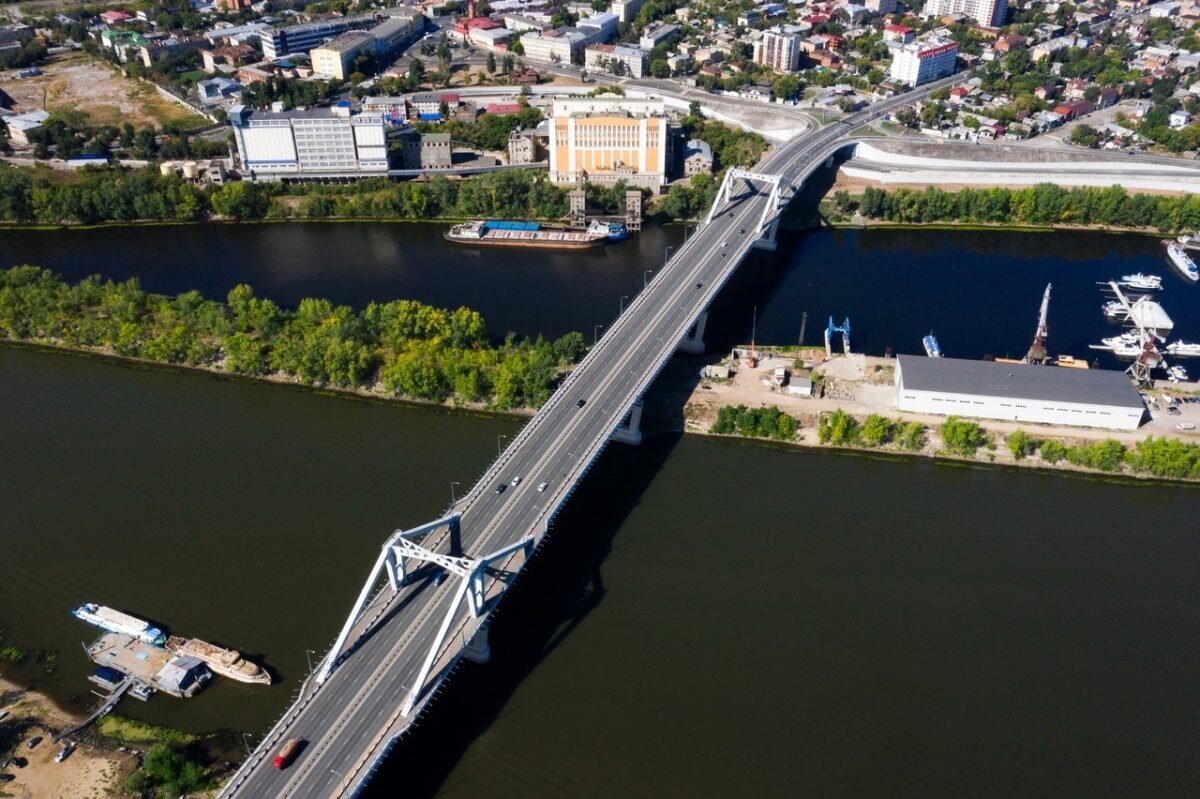 Новый мост в Самаре фрурзенскийчерез Самарку
