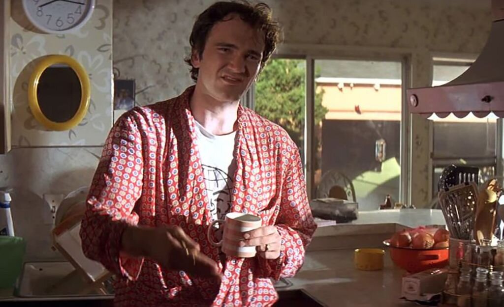 Квентин Тарантино в фильме "Криминальное чтиво"