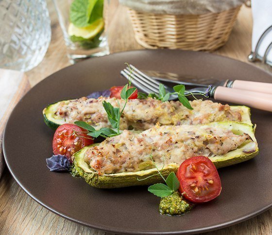 Фаршированные кабачки 