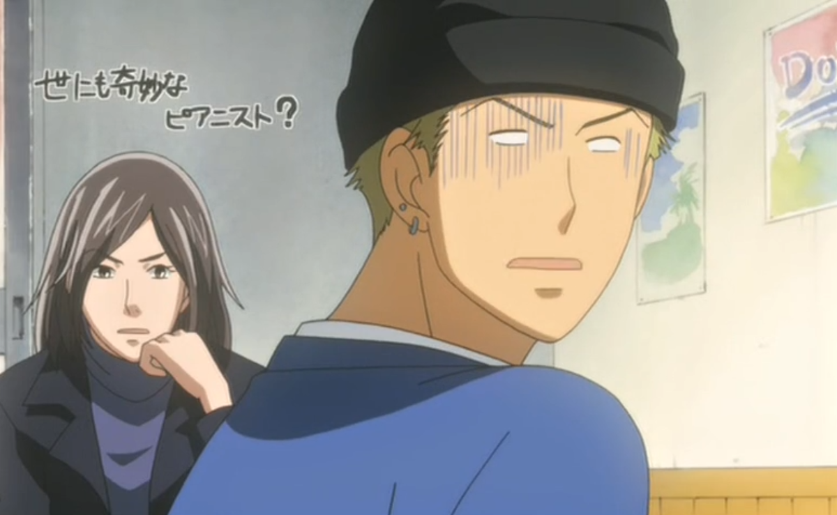 Использованы кадры из аниме "Нодамэ Кантабиле";