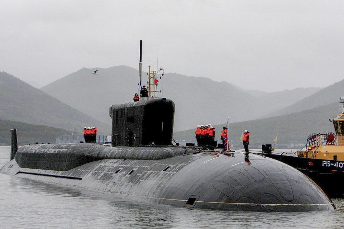 К-550 «Александр Невский» проекта 955 «Борей». Фото: Министерство обороны РФ