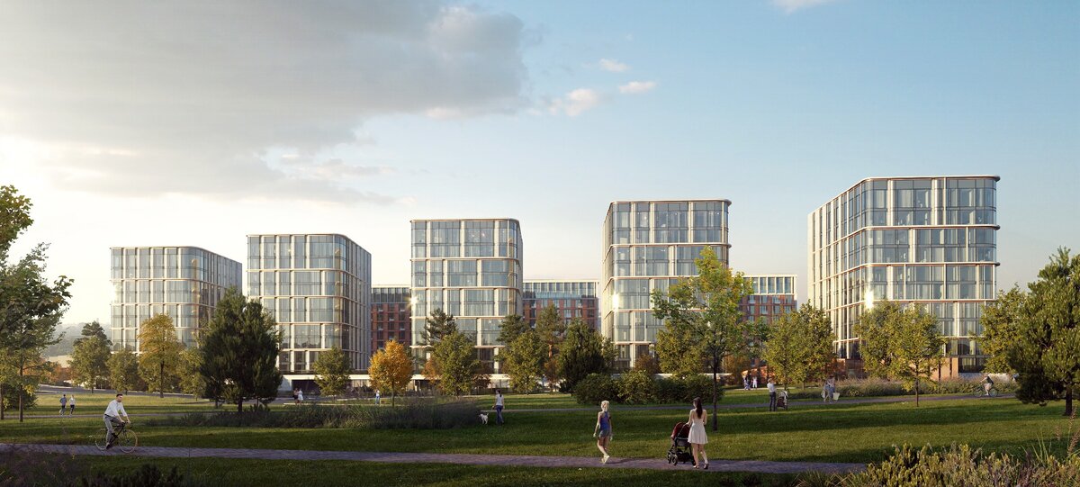 Восемь корпусов элитных резиденций  построят на пересечении улиц Братьев Фонченко и Поклонная