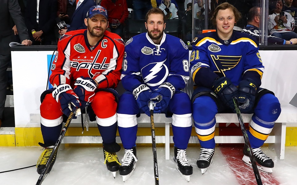 Овечкин,Кучеров и Тарасенко. Матч звёзд НХЛ