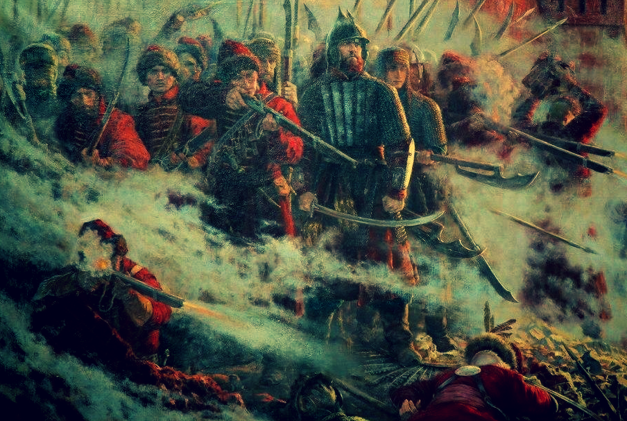 Стрельцы в бою.