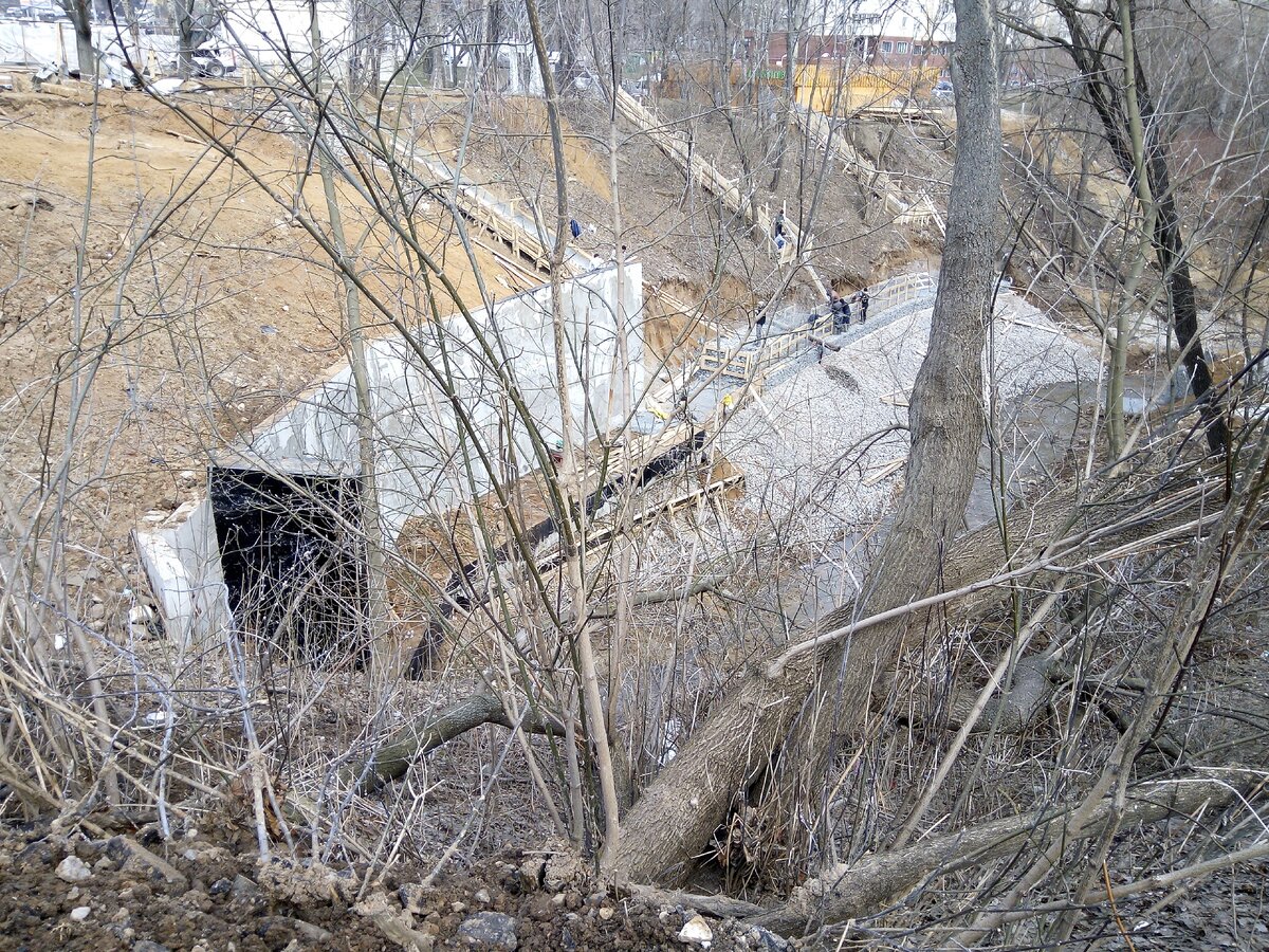 9 апреля 2019 г. - реконструкция  долины речки Котловки