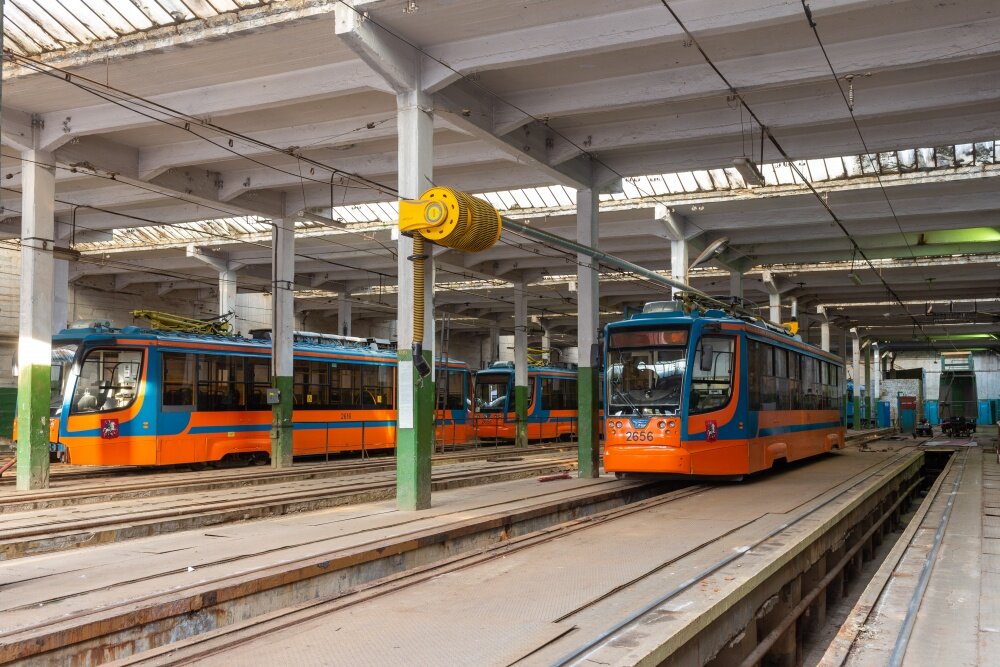 Депо им. Апакова, источник фото группа ВК "Трамвайное депо имени П.Л. Апакова"