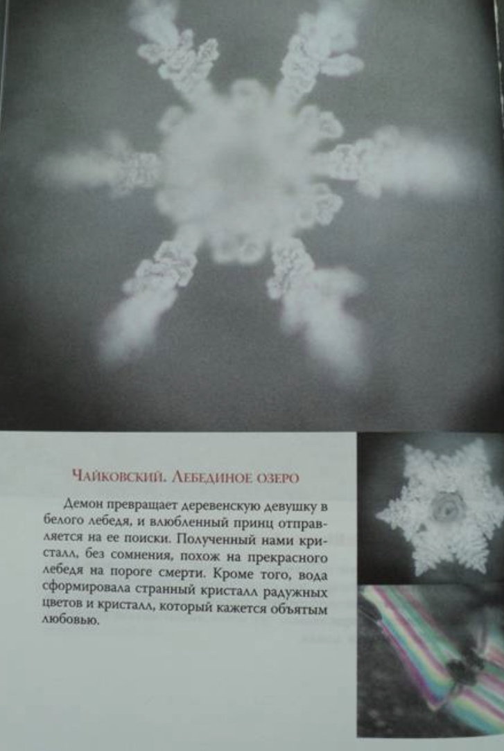 Фото из книги Масару Эмото "Послание воды: кристаллы жизни"