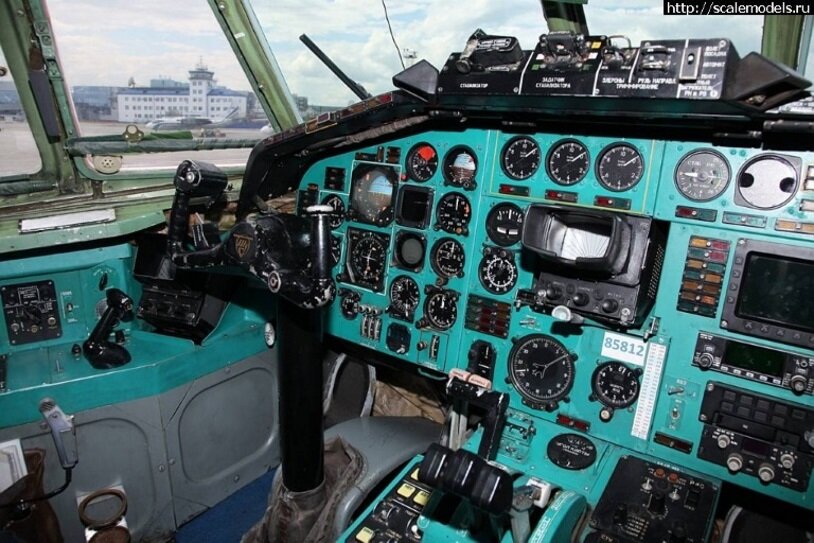 Ту 154 расположение элементов управления