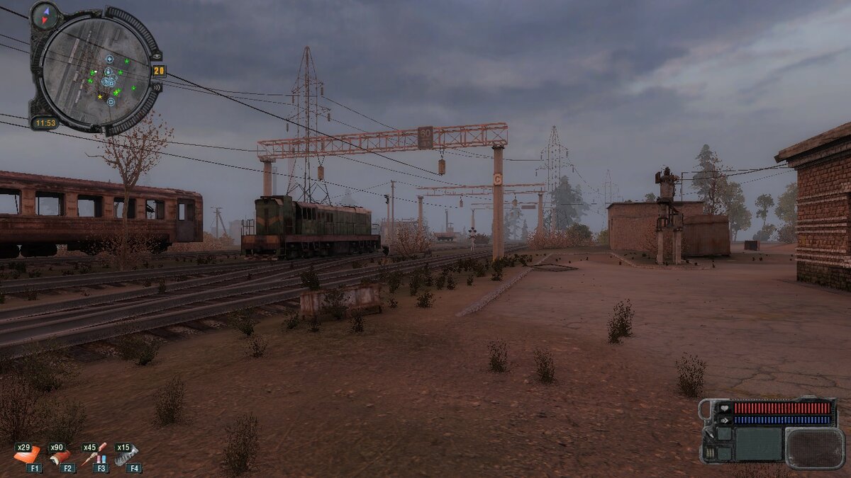 Скриншот сделан в игре "S.T.A.L.K.E.R.: Зов Припяти" / Станция Янов 
