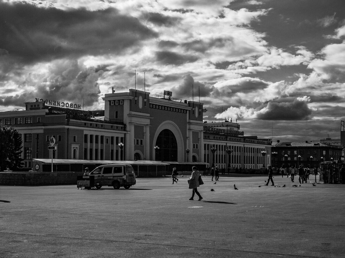 Новосибирск вокзал 1950