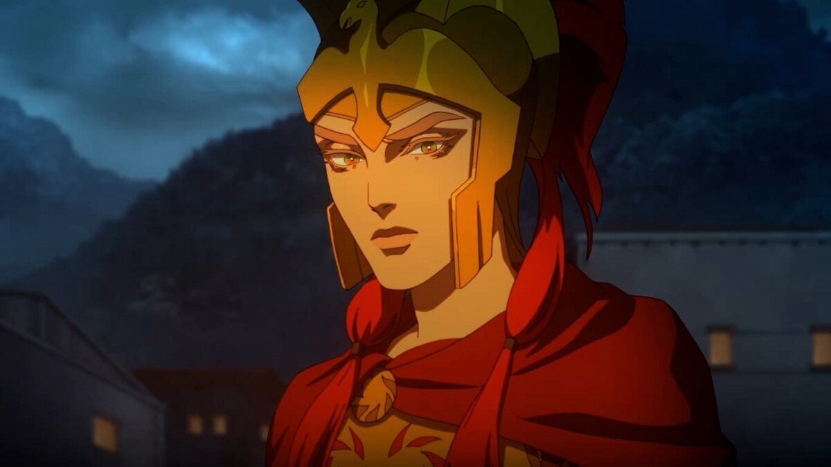 Амазонка Алексия охотится на демонов — это герой, с которым мы знакомимся в первые секунды сериала