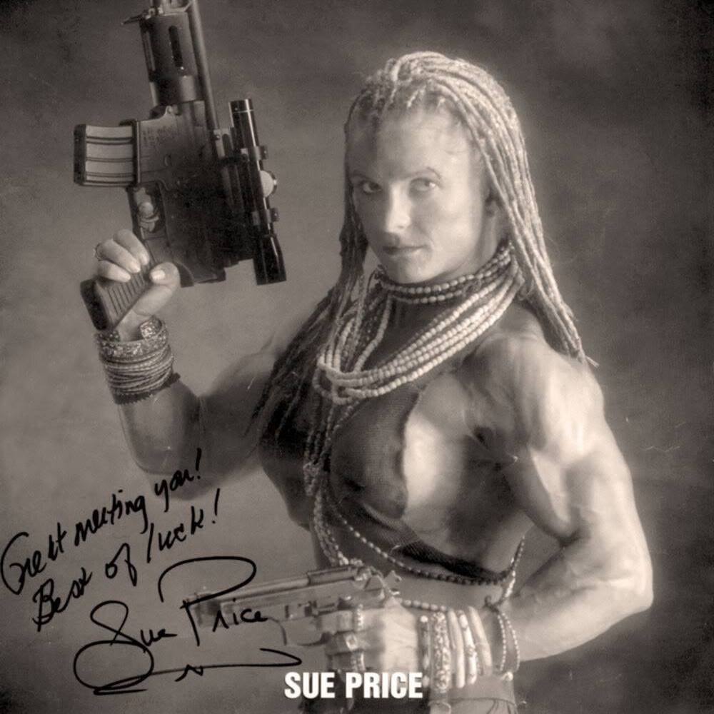 Автограф Сью Прайс 