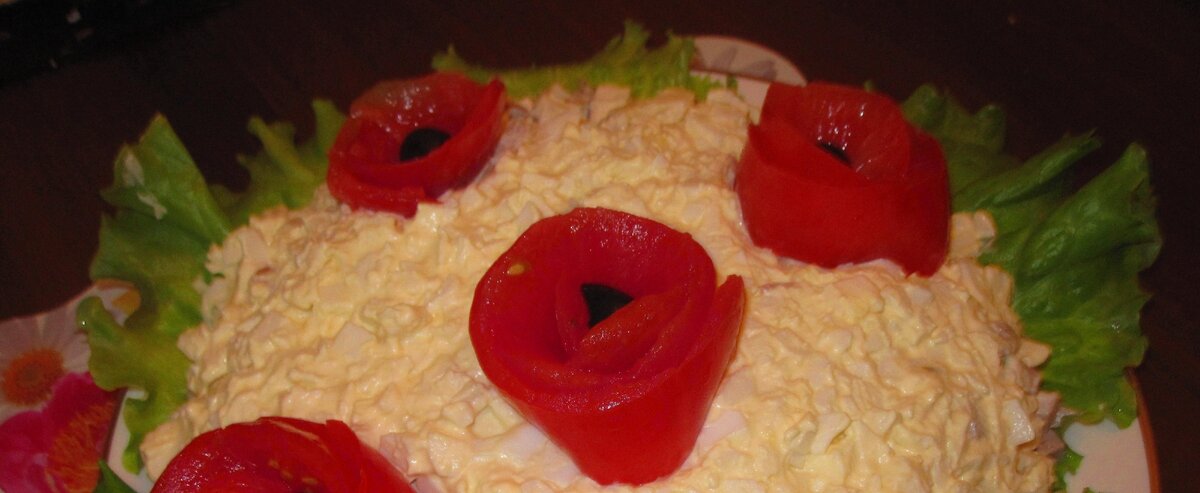 Делаем "маки" из помидоров 