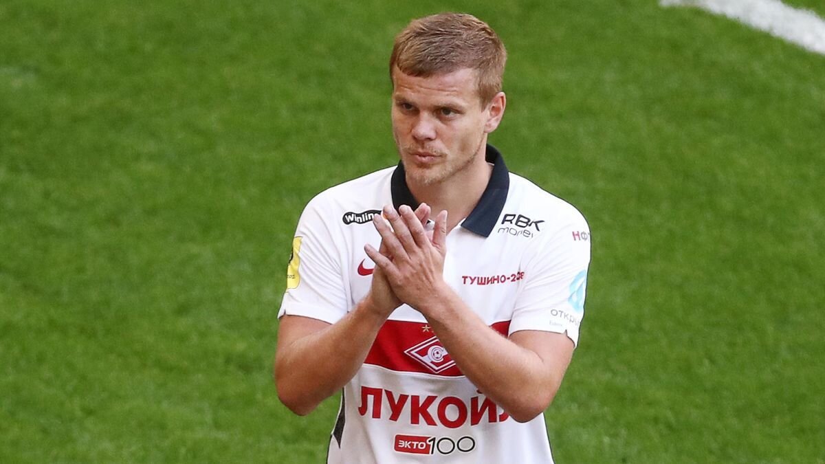 Нападающий "Спартака" Александр Кокорин. Фото - Getty Images.
