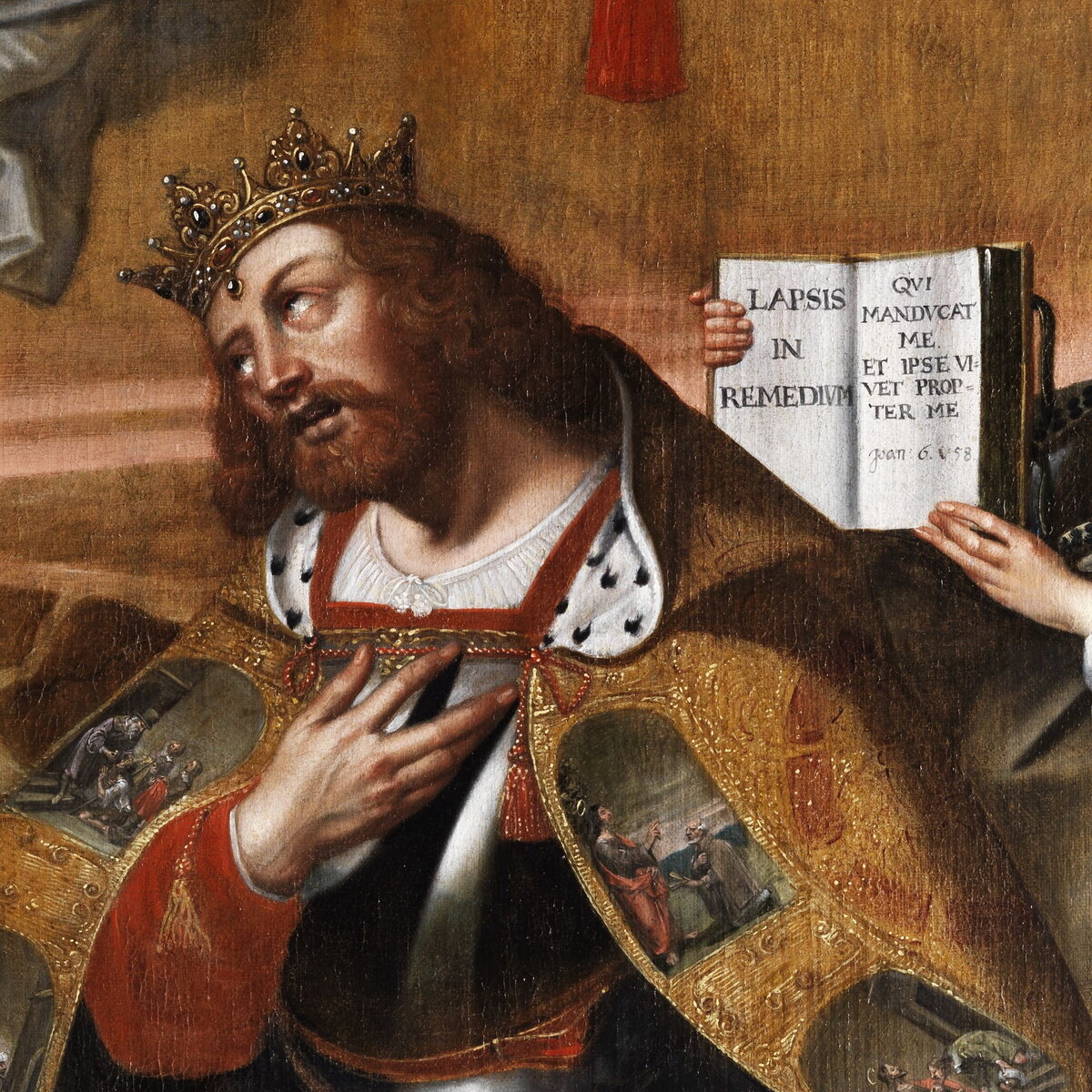 Неизв. худ. "Давид" (фрагмент). 1658. Hampel auction